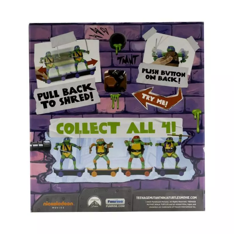 Funrise Želvy Ninja skate Donnie - Sewer Shredders - Movie