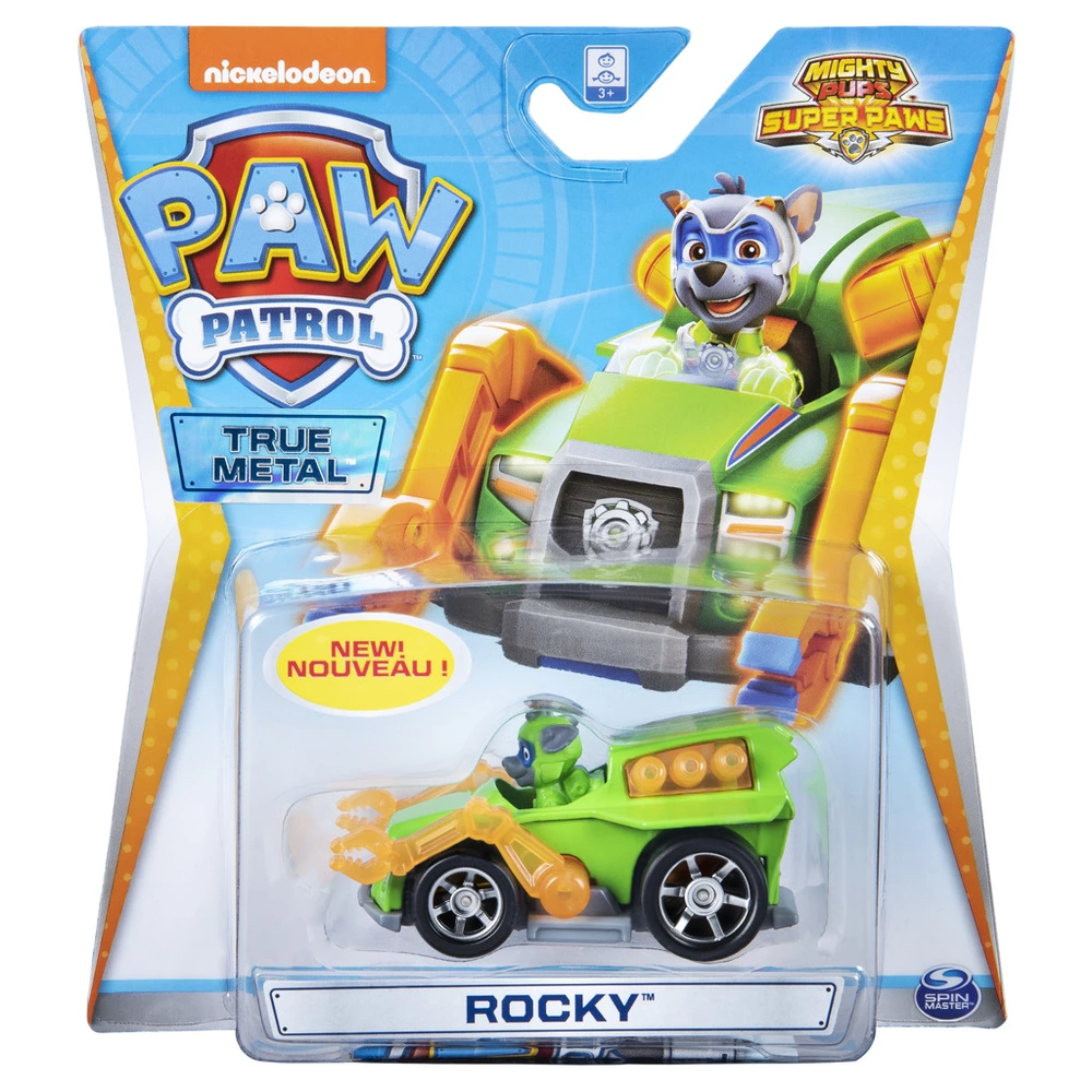 Spin Master PAW PATROL KOVOVÁ AUTÍČKA SUPER HRDINŮ RUBBLE 2