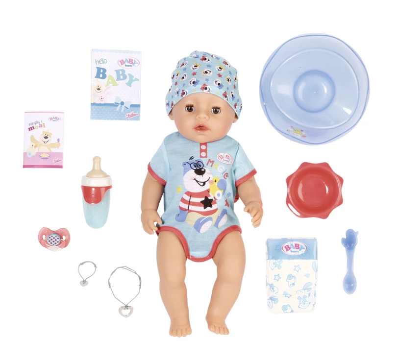 Zapf Creation BABY born s kouzelným dudlíkem, chlapeček, 43 cm