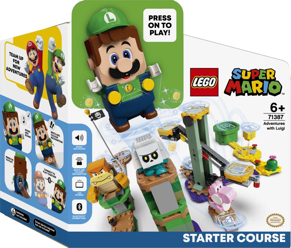 LEGO® Super Mario™ 71387 Dobrodružství s Luigim – startovací se