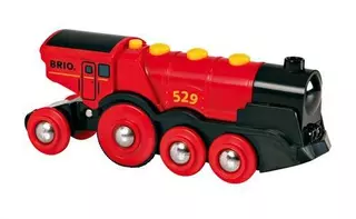 Brio 33592 Mohutná elektrická červená lokomotiva se světly