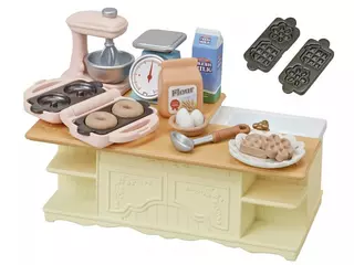 Sylvanian Families Nábytek - kuchyňský ostrov s příslušenstvím