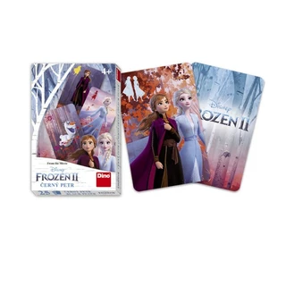 Černý Petr společenská hra Ledové království II/Frozen II v krabičce 6x9x1cm