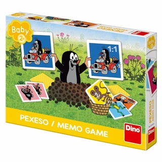 Dino Velké krtečkovo pexeso Krtek společenská hra v krabici 27x19x4cm 2+