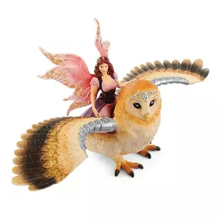 Schleich 70713 Elfí víla na třpytivé sově
