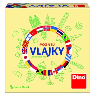 Dino Cestovní hra Poznej vlajky