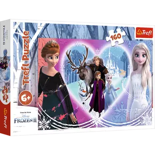 Trefl Puzzle Ledové království II/Frozen II Šťastné chvíle 160 dílků