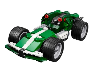LiNooS stavebnice 217ks auto sportovní na zpětný chod v krabičce