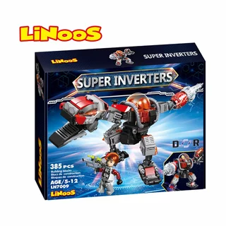 LiNooS robot/dinosaurus s postavičkou 385 ks