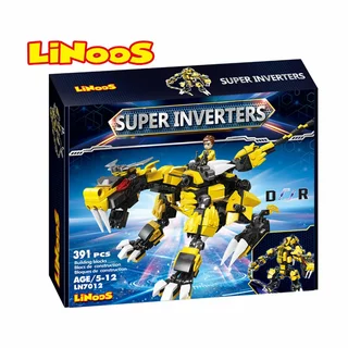 LiNooS robot/dinosaurus s postavičkou 391 ks