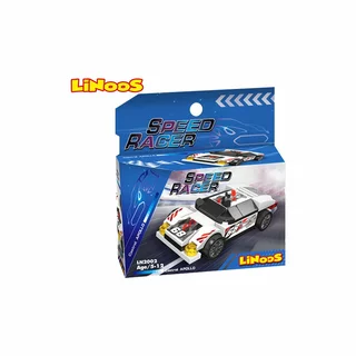 LiNooS auto sportovní na volný chod 46 ks