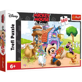 Trefl Puzzle Farmář Mickey Disney 41x27,8cm 160 dílků v krabici 29x19x4cm
