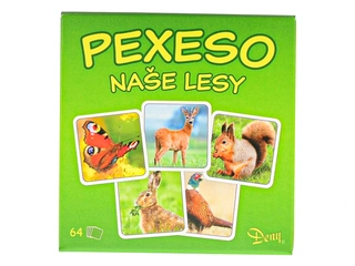 Mikro Trading Pexeso Naše lesy 64ks v krabičce