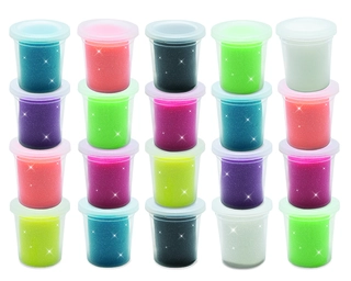 Mac Toys Veselá modelína třpytivá 20x85g