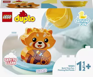 LEGO® DUPLO® 10964 Legrace ve vaně: Plovoucí panda červená