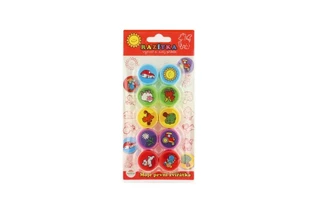 Teddies Razítka samotiskací Moje první zvířátka plast 10ks 2,5x4cm na kartě