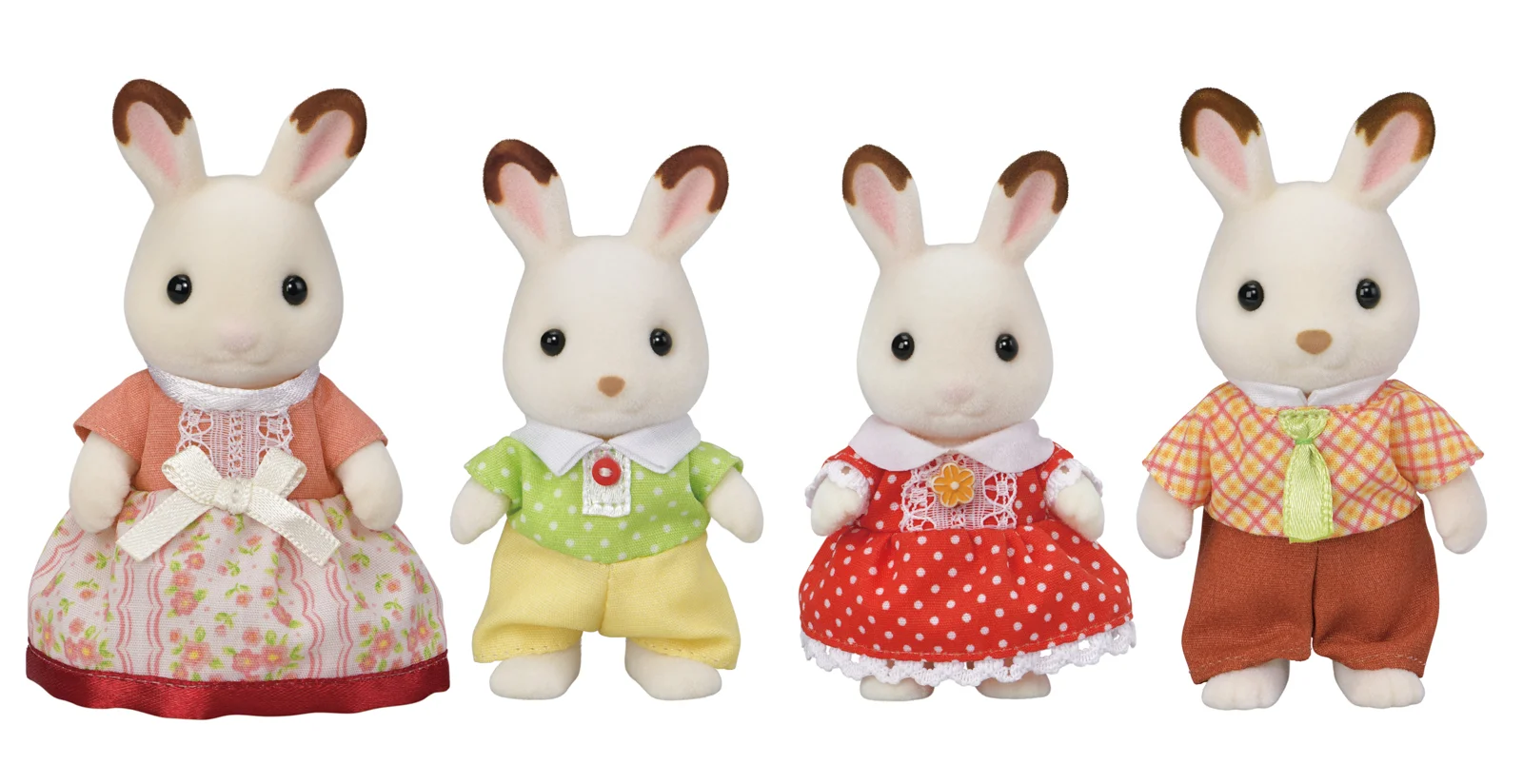 Sylvanian Families Rodina ´´chocolate´´ králíků, nová