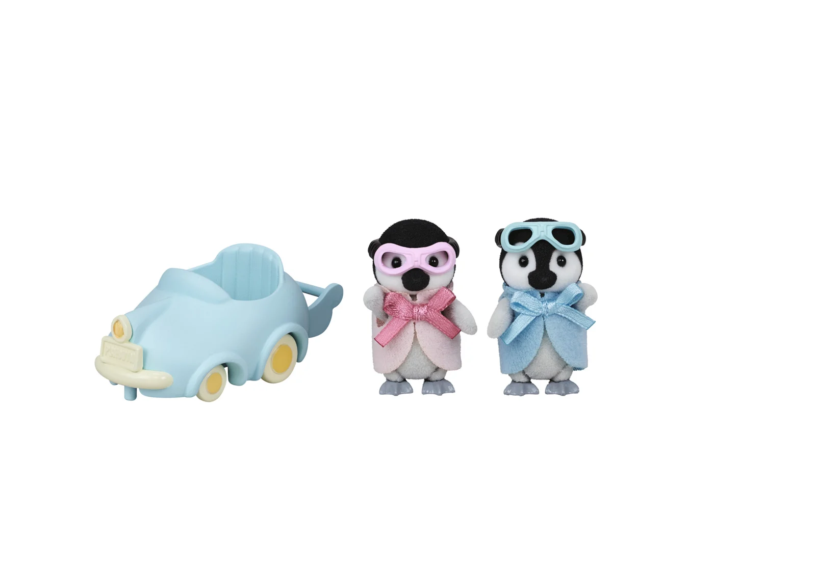 Sylvanian Families Baby tučňáci dvojčata s autíčkem