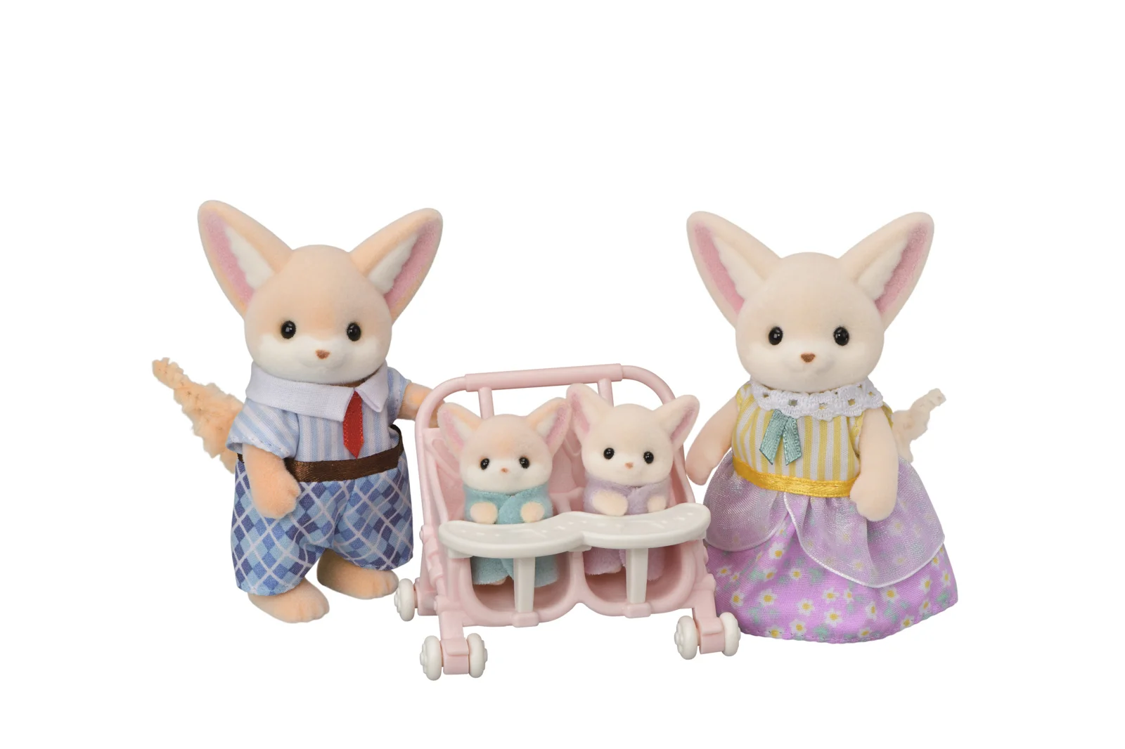 Sylvanian Families Rodina fenků s dvojčaty