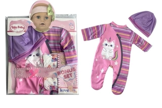 Oblečení pro panenku 45 cm - bonus set