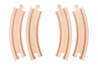 Woody Příslušenství k dráze "Kulaté koleje dlouhé", 4ks