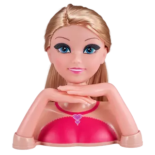 Česací hlava Sparkle Girlz s doplňky