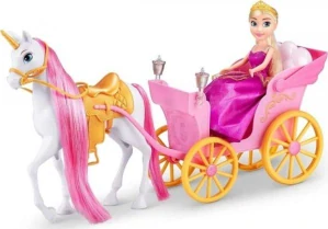 Princezna Sparkle Girlz s koněm a kočárem