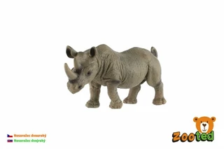 Nosorožec dvourohý zooted plast 14cm
