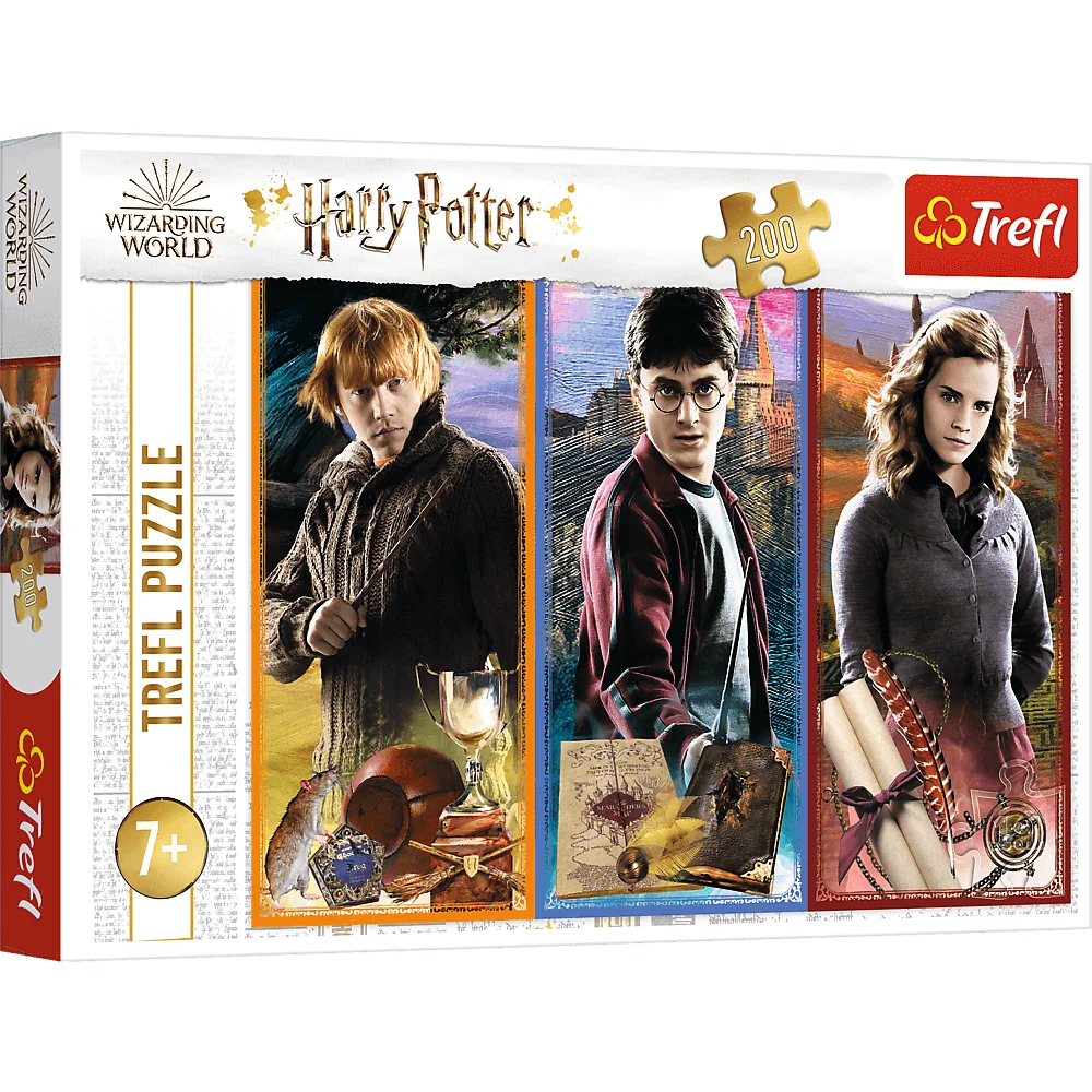 Trefl Harry Potter Ve světě magie a čarodějnictví 200 dílků