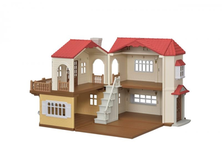Sylvanian Families 5708 Patrový dům s červenou střechou a se světly