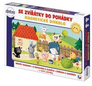 Detoa Magnetické divadlo Se zvířátky do pohádky