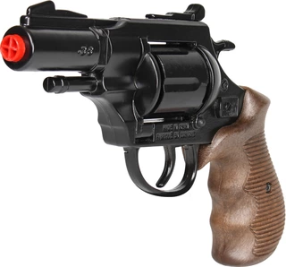Gonher Policejní revolver Gold colection černý kovový 12 ran