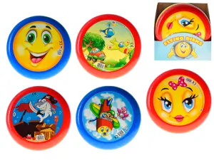 Házecí disk s obrázkem 23 cm 5 druhů assort.