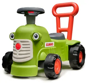 Falk Odstrkovadlo – traktor Claas světle zelený s volantem