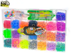 Mikro Trading Toys&Trends sada pro pletení náramků z gumiček 5600ks v krabičce