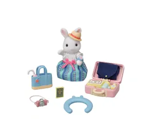 Sylvanian Families Mamka bílý králík a víkendový cestovní set