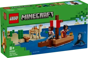 LEGO® Minecraft® 21259 Plavba na pirátské lodi
