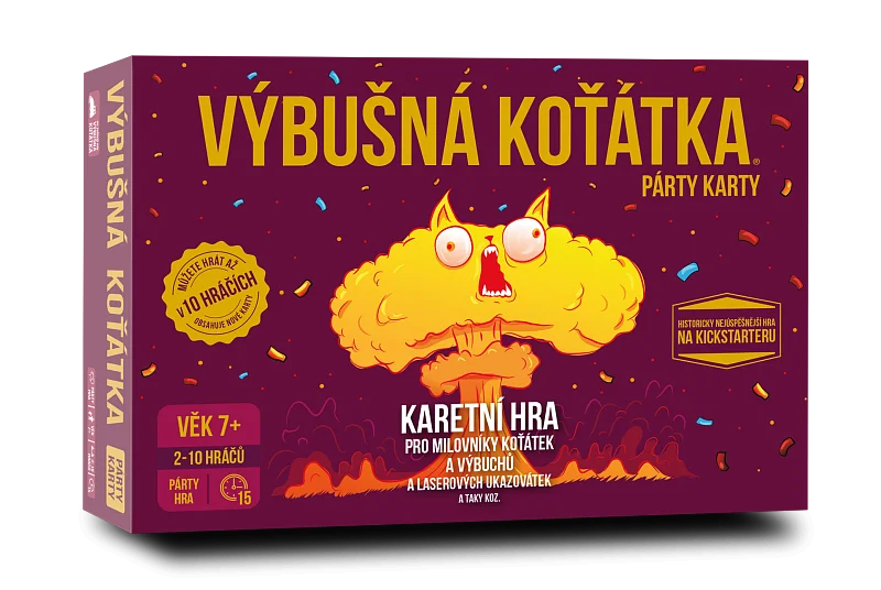 Asmodee Výbušná koťátka Párty karty