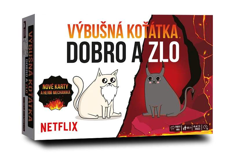 Asmodee Výbušná koťátka: Dobro a zlo