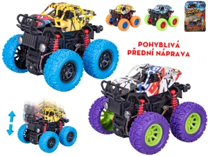 Crazy Truck buggy 9cm na setrvačník velká kola na kartě