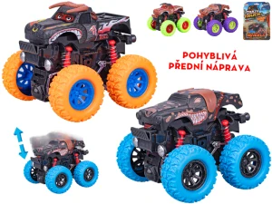 Crazy Truck monster truck 9cm na setrvačník velká kola na kartě