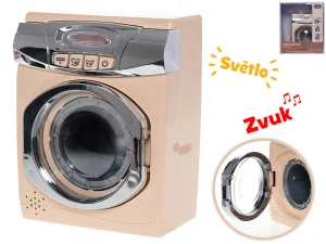 Mikro Trading Pračka 18,5x13,5x9cm na baterie se světlem a zvukem 18m+ v krabičce