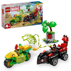LEGO® Marvel Spidey a jeho úžasní přátelé 11198 Spin, Electro a honička s dinosauřím vozidlem