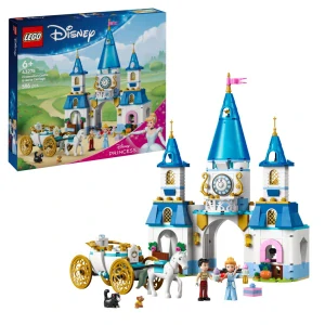 LEGO® │ Disney Princess 43275 Popelčin zámek a kočár s koňmi