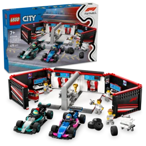 LEGO® City 60444 Garáž F1® a vozy Mercedes-AMG a Alpine