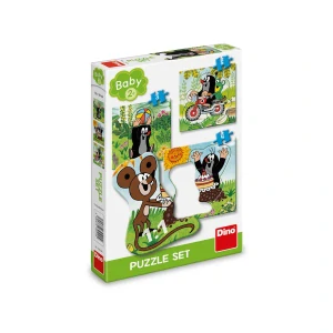 Dino Puzzle Krtek na louce baby 3–5 dílků baby