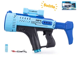 Mikro Trading Bublifukovač pistole MP5 44cm na baterie se světlem