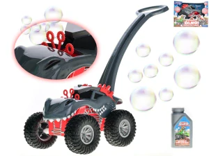 Mikro Trading Auto dinosaurus monster truck 30cm s bublifukovačem na baterie s náplní 350ml v krabičce