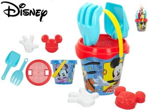 Mikro Trading Mickey Mouse sada na písek 12,5cm 10m+ 6ks v síťce
