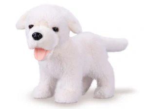 Mikro Trading Labrador plyšový 23cm stojící bílý 0m+